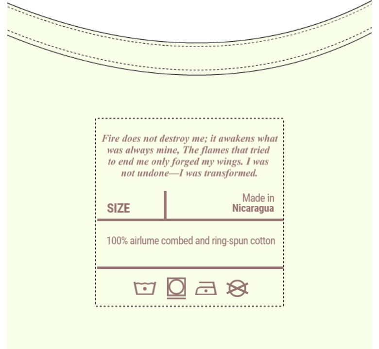 Boho Spirit-Rise and Reflect Phoenix Mirror Sword T-Shirt