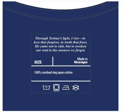 Wovenlight- Awaken Golden Cross with Leaves T-Shirt