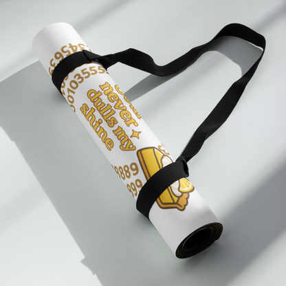 Sweet as Pi- Lemon Pie Yoga Mat