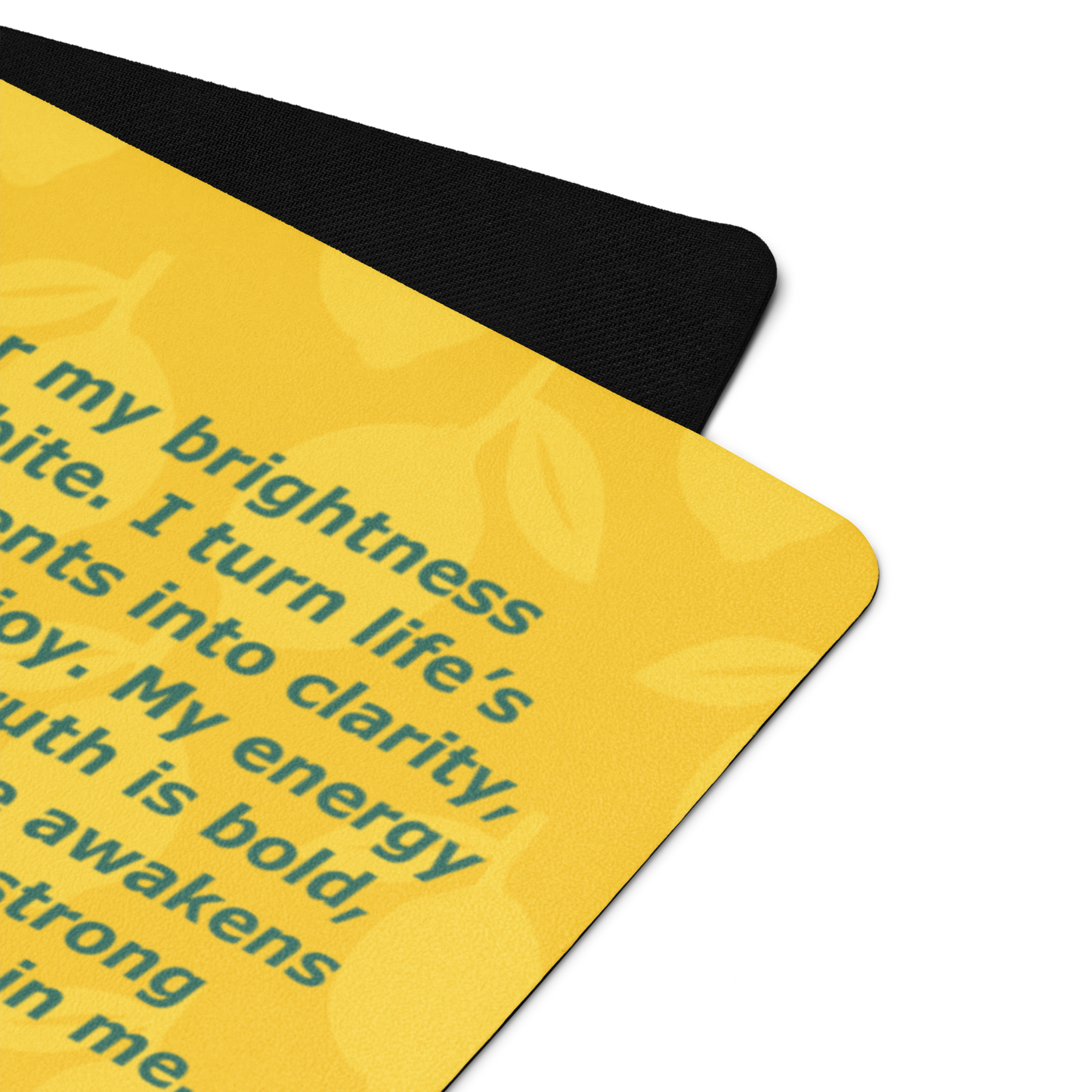 Sweet as Pi- Lemon Pie Yoga Mat