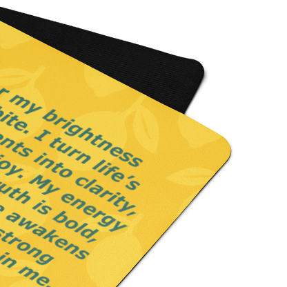 Sweet as Pi- Lemon Pie Yoga Mat